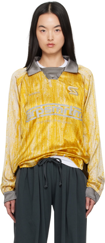 Photo: Serapis Yellow Drips Polo