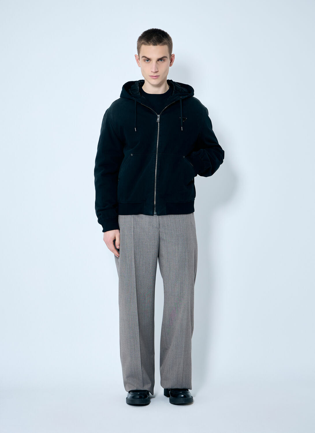 Prada Denim Hooded Jacket