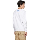 Billionaire Boys Club White Chenille Mountain Logo Sweatshirt