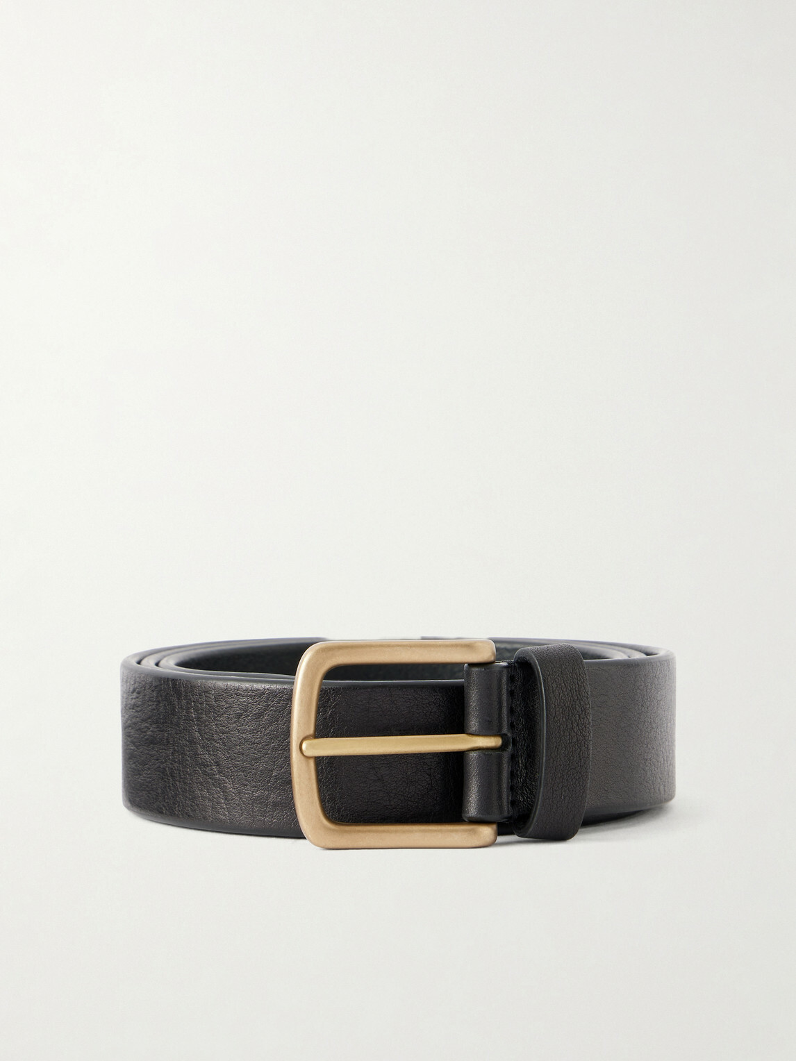 Anderson's - 3,5cm Leather Belt - Black