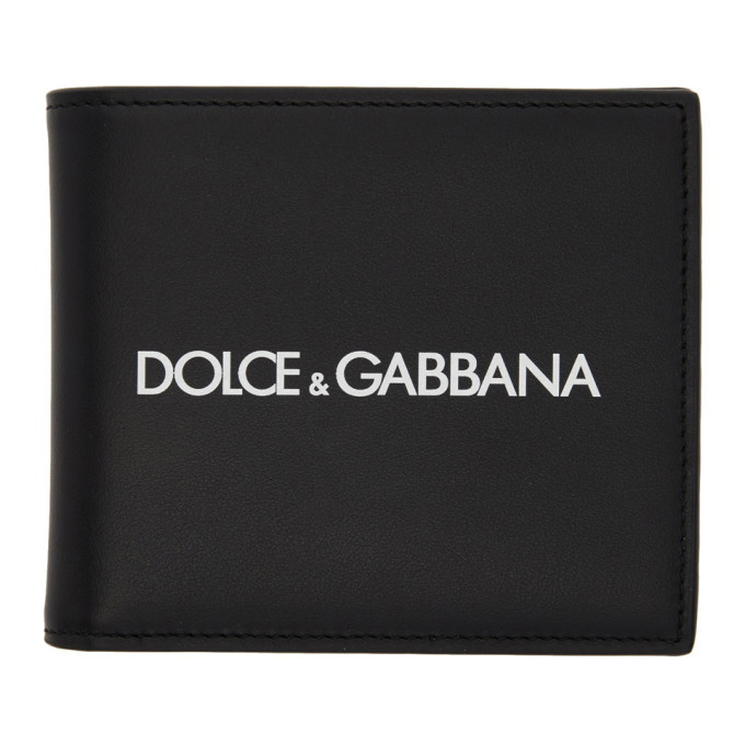 Photo: Dolce and Gabbana Black Logo Bifold Wallet