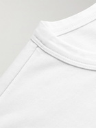 Moncler - Logo-Print Cotton-Jersey T-Shirt - White