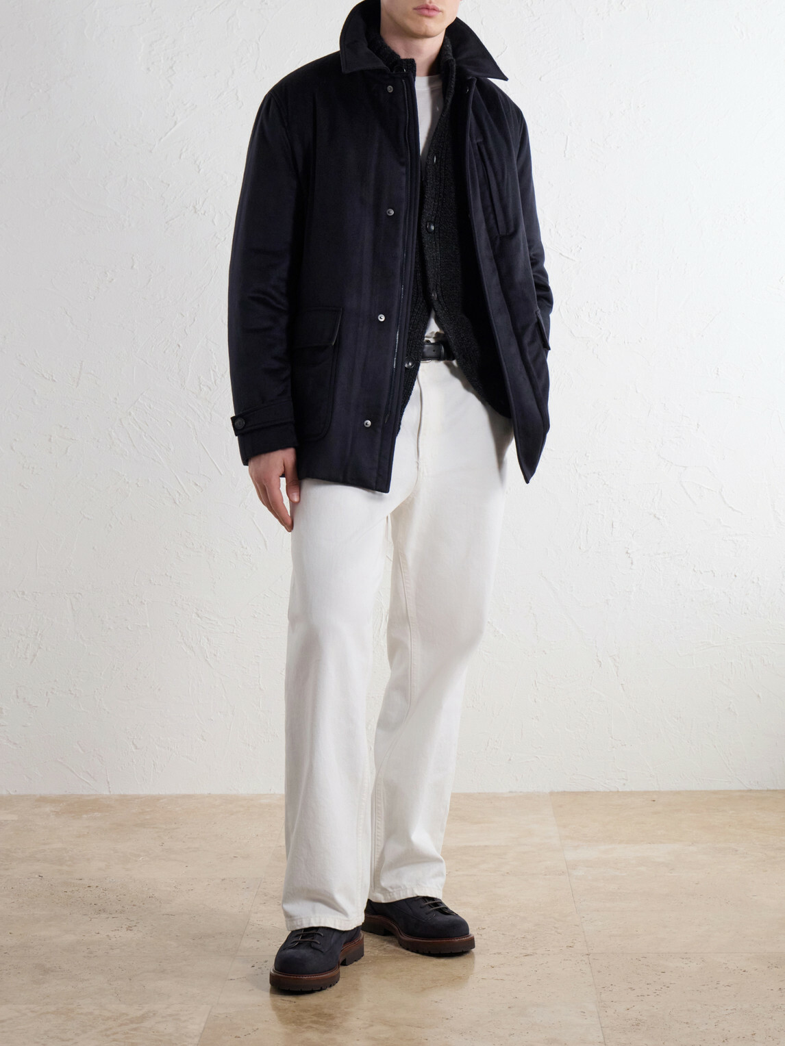 N.PEAL - Weekend Cashmere Jacket - Blue