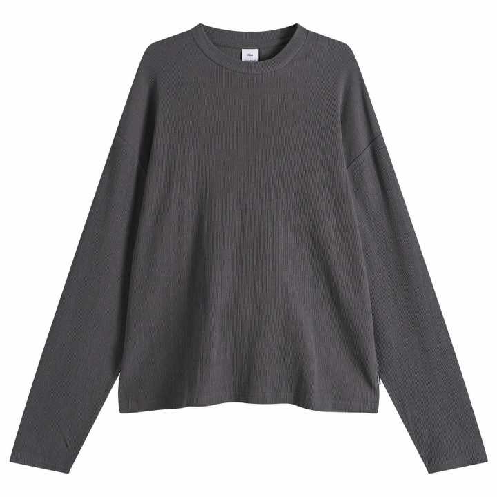 Photo: Won Hundred Men's Steven Long Sleeve Ribbed T-shirt in Asphalt