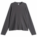 Won Hundred Men's Steven Long Sleeve Ribbed T-shirt in Asphalt
