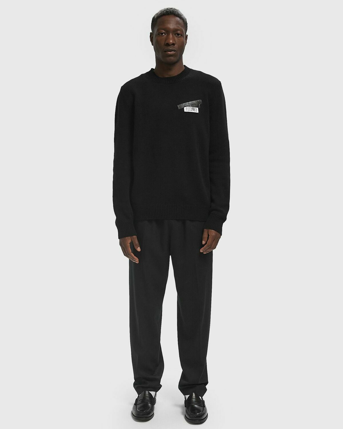 Maison Margiela MM6 CREWNECK Black Mens Pullover