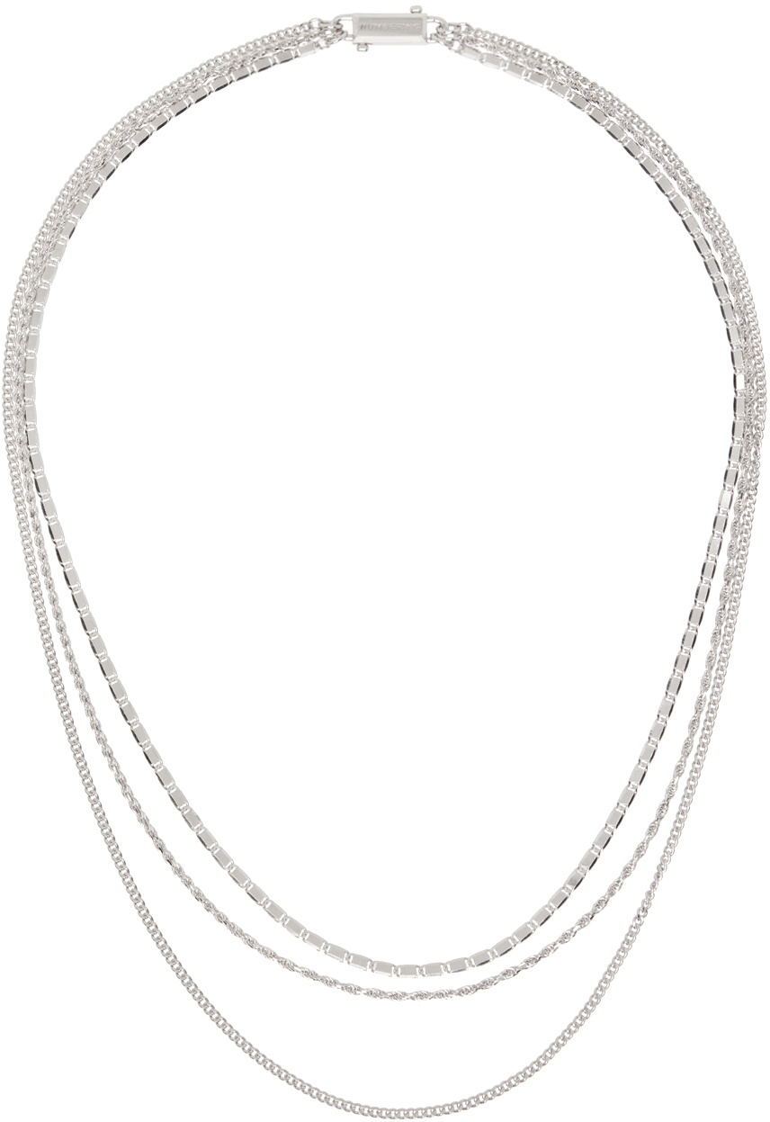 NUMBERING □ #7734 - Necklace Numbering Silver #7734