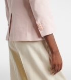 Dorothee Schumacher Casual Sophistication linen and cotton blazer