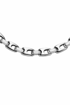 Diesel Stainless steel drop earring - Necklaces - Unisex - Silver