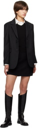 Dunst Black V-Neck Vest