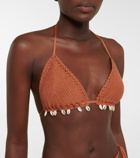 Zimmermann - Andie crochet triangle bikini