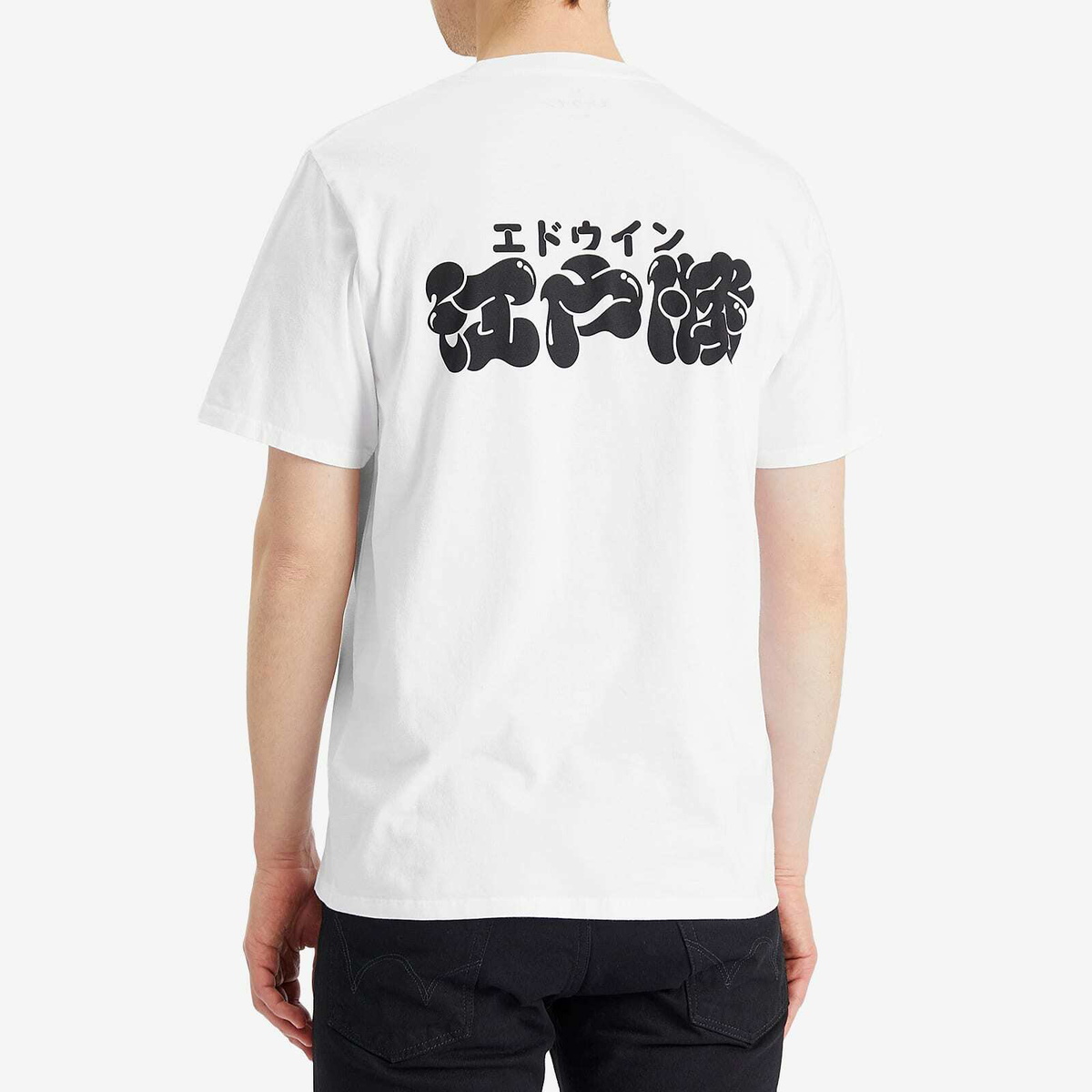 Edwin Men's Edo Win T-Shirt in White Edwin