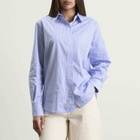 Anine Bing Women's Essie Shirt in Blue Stripe