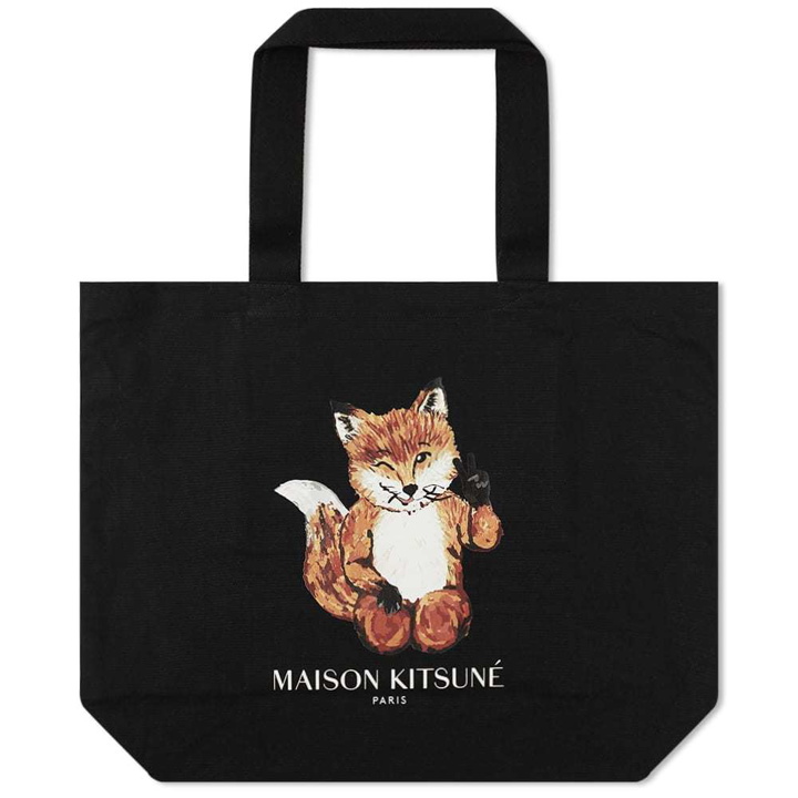 Photo: Maison Kitsuné All-Right Fox Classic Tote Bag