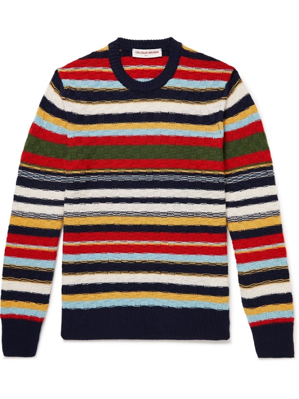 Photo: Orlebar Brown - Ethan Augustus Striped Merino Wool Sweater - Multi
