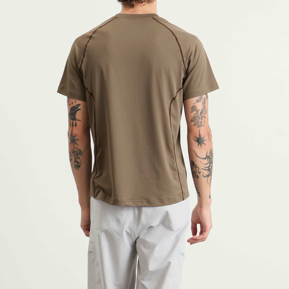 CAYL Men's Air T-Shirt in Red Bean