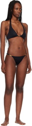 Versace Black Bikini Top