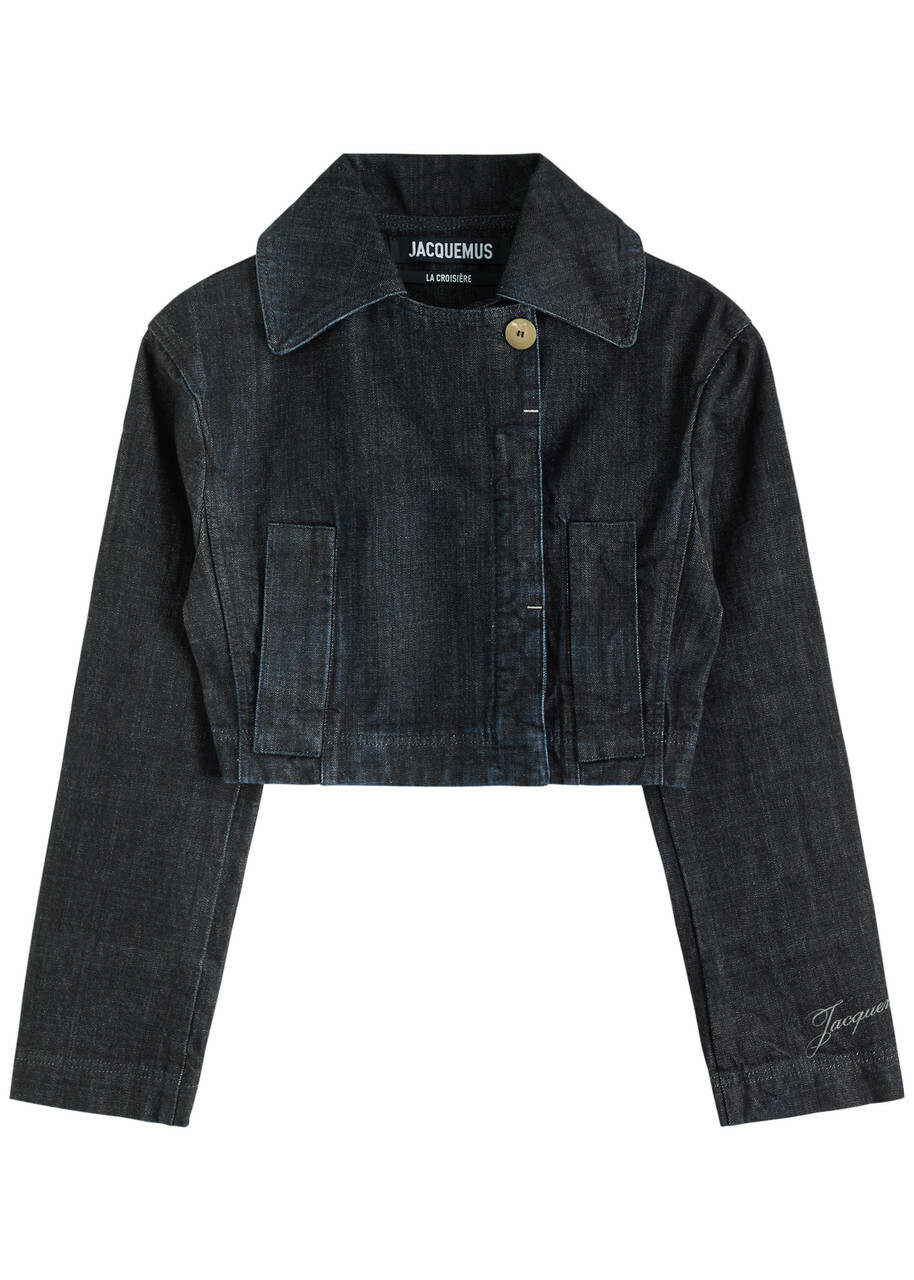 Jacquemus Black Le Raphia 'La Veste Baska' Blazer Jacquemus Jacquemus Black Le Raphia 'La Veste Baska' Blazer Jacquemus