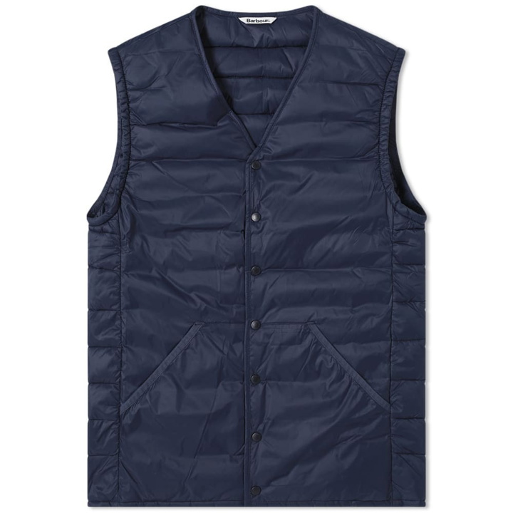 Photo: Barbour Collarless Baffle Gilet - White Label