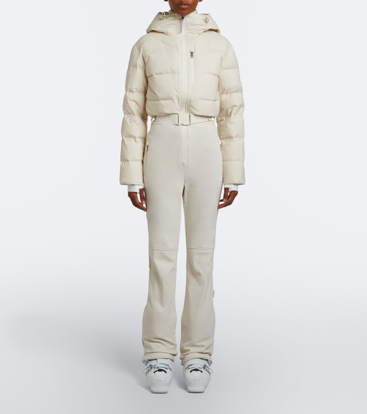 Yves Salomon Hooded down ski suit