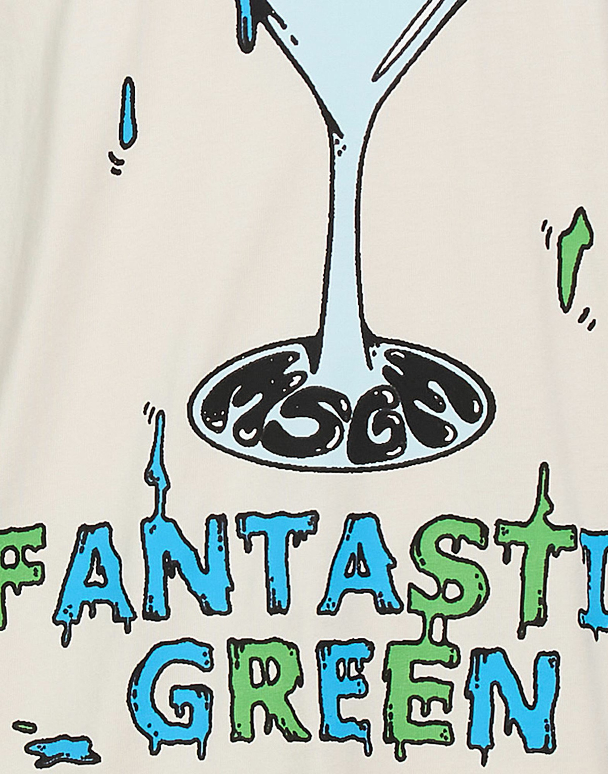Msgm Mens T-shirt Cream
