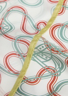 Vivienne Westwood Wiggle Orb Printed Silk Scarf - Ivory - One Size