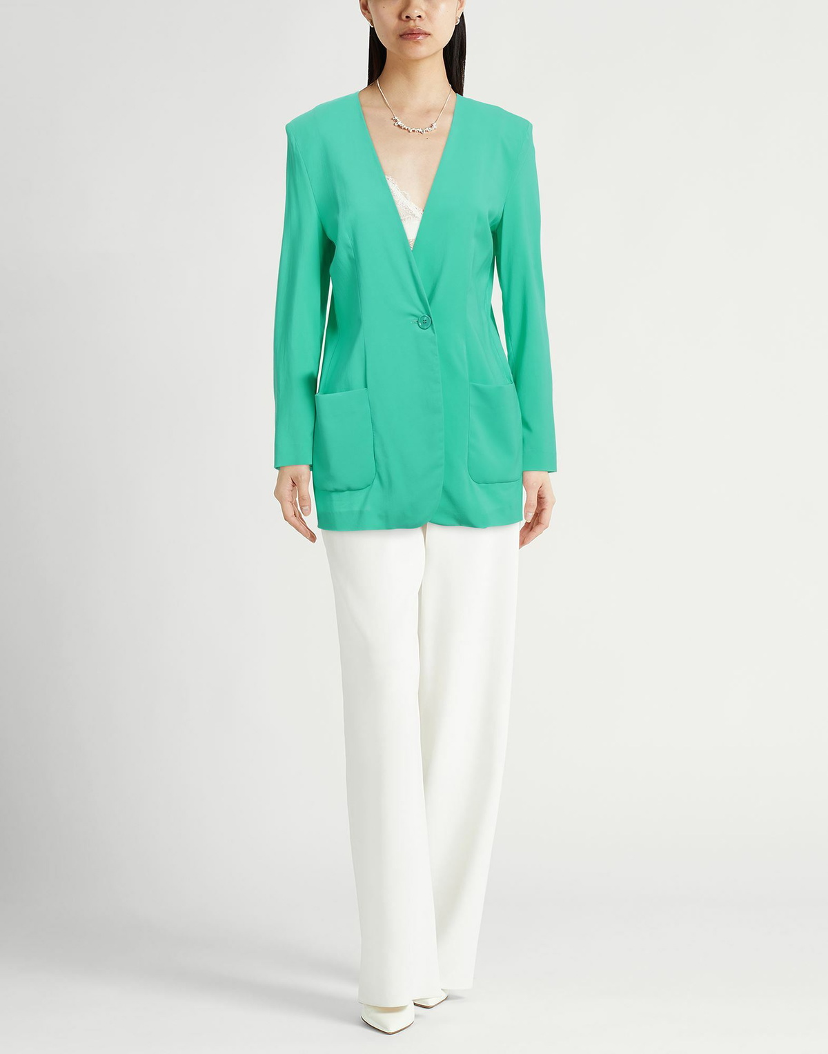 Jucca Womens Blazer Emerald in Green