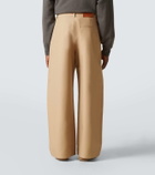Acne Studios Cotton twill wide-leg pants