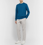 Theory - Slim-Fit Wool Sweater - Blue