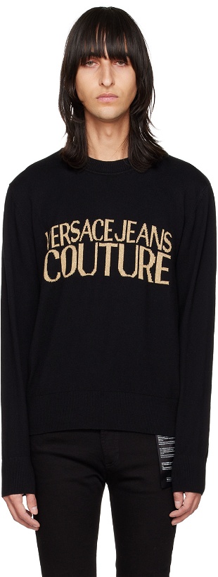 Photo: Versace Jeans Couture Black Crewneck Sweater