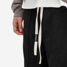 Nahmias Men's Heavy Cotton Track Pants in Black