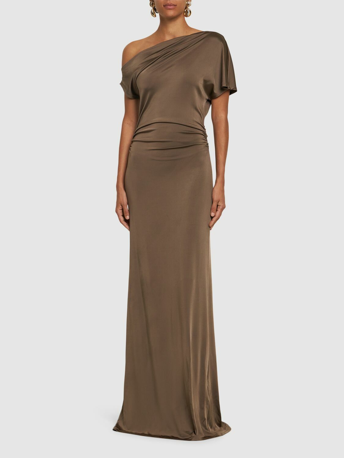 TOVE Inez Viscose Blend Jersey Long Dress Tove