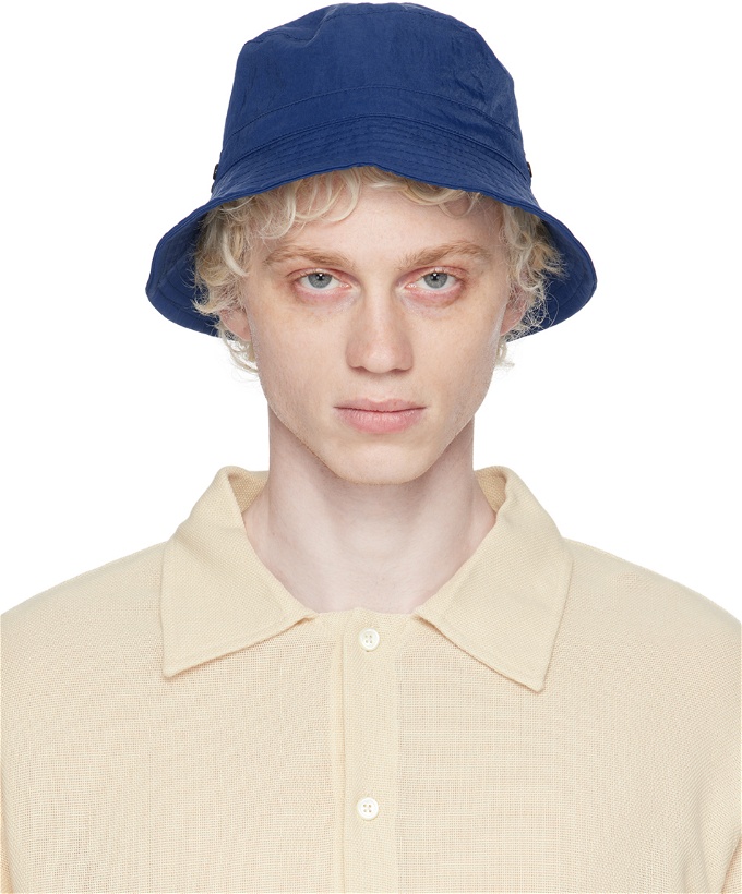 Photo: Our Legacy Blue Water-Repellent Bucket Hat