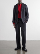 ATON - Wool-Flannel Suit Jacket - Gray