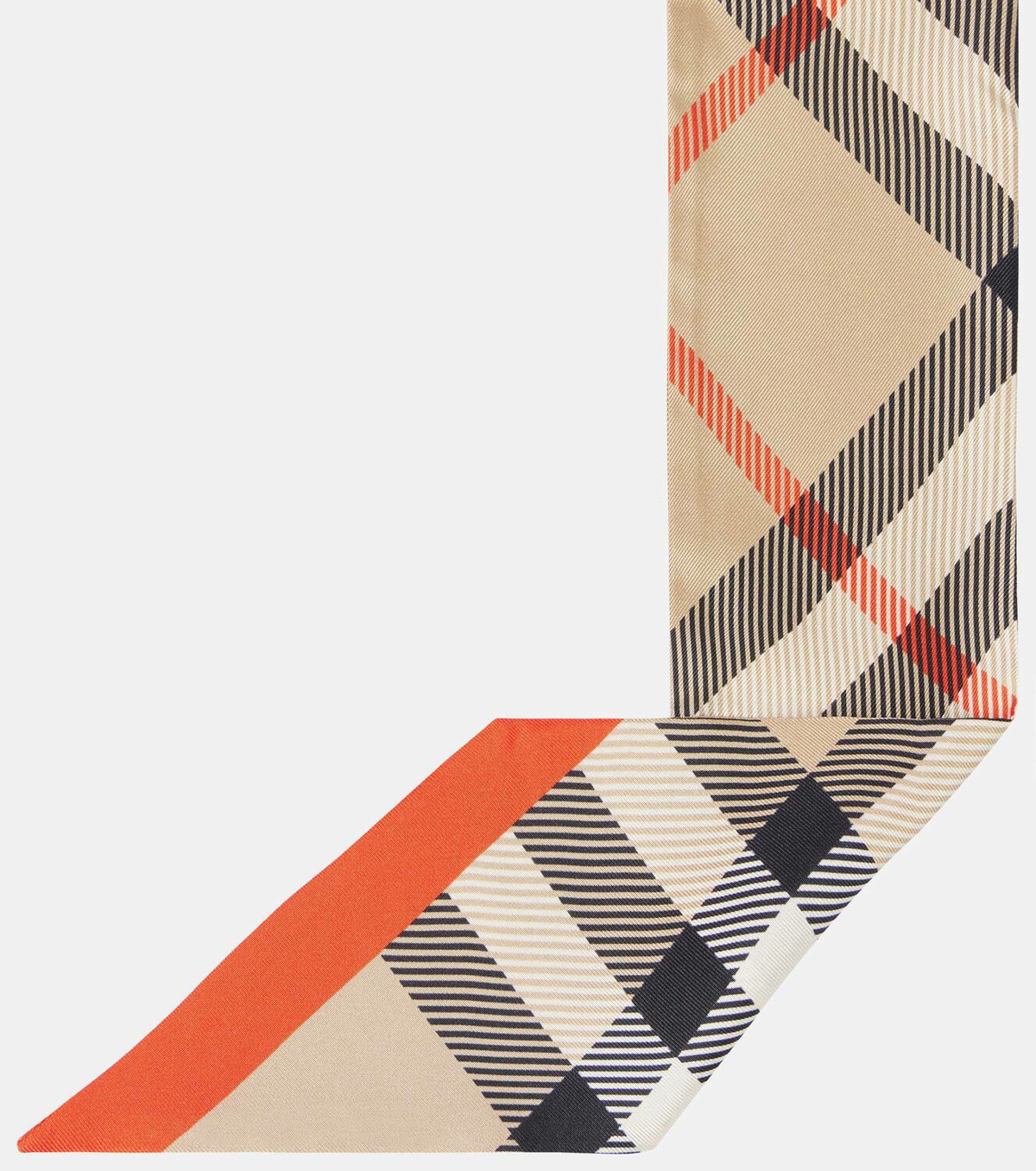 Burberry Burberry Check silk twill scarf