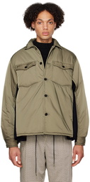 sacai Khaki Sports Mix Jacket