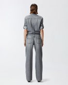 Pinko Light Grey Denim Jumpsuit Light Grey Wash