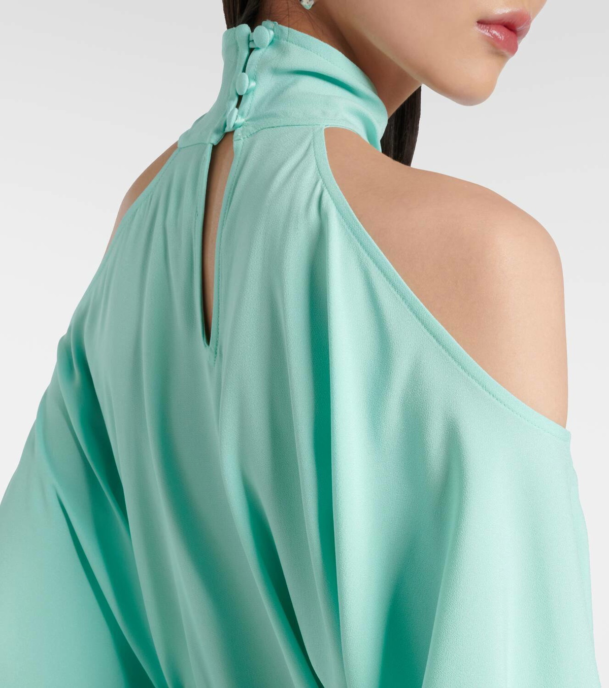 Taller Marmo Mambo halterneck belted kaftan