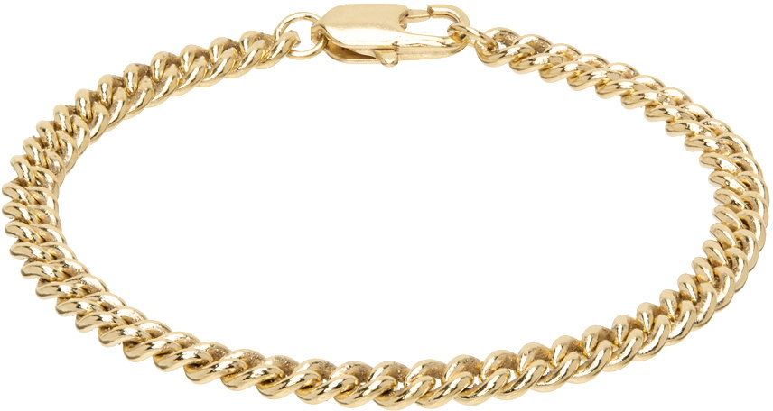 Laura Lombardi Gold Curb Chain Bracelet