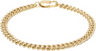 Laura Lombardi Gold Curb Chain Bracelet