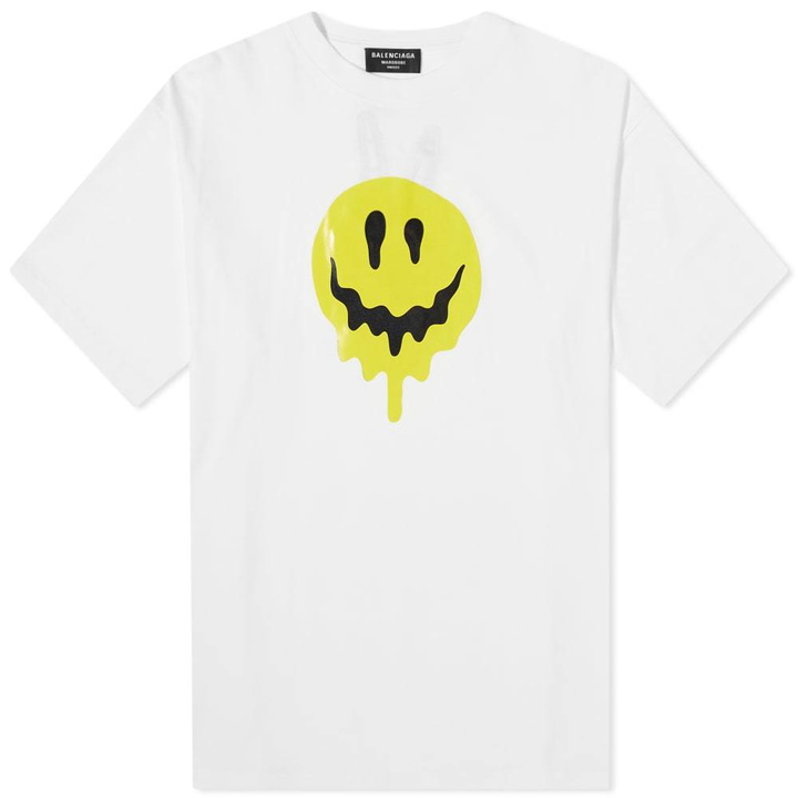 Photo: Balenciaga Large Fit Smiley Tee