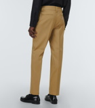 Valentino Cotton gabardine straight pants