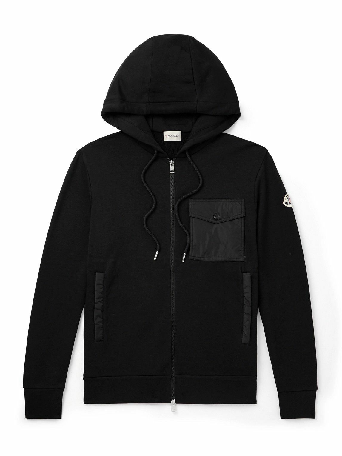 Moncler Rubber Logo Patch Zip Hoody Moncler