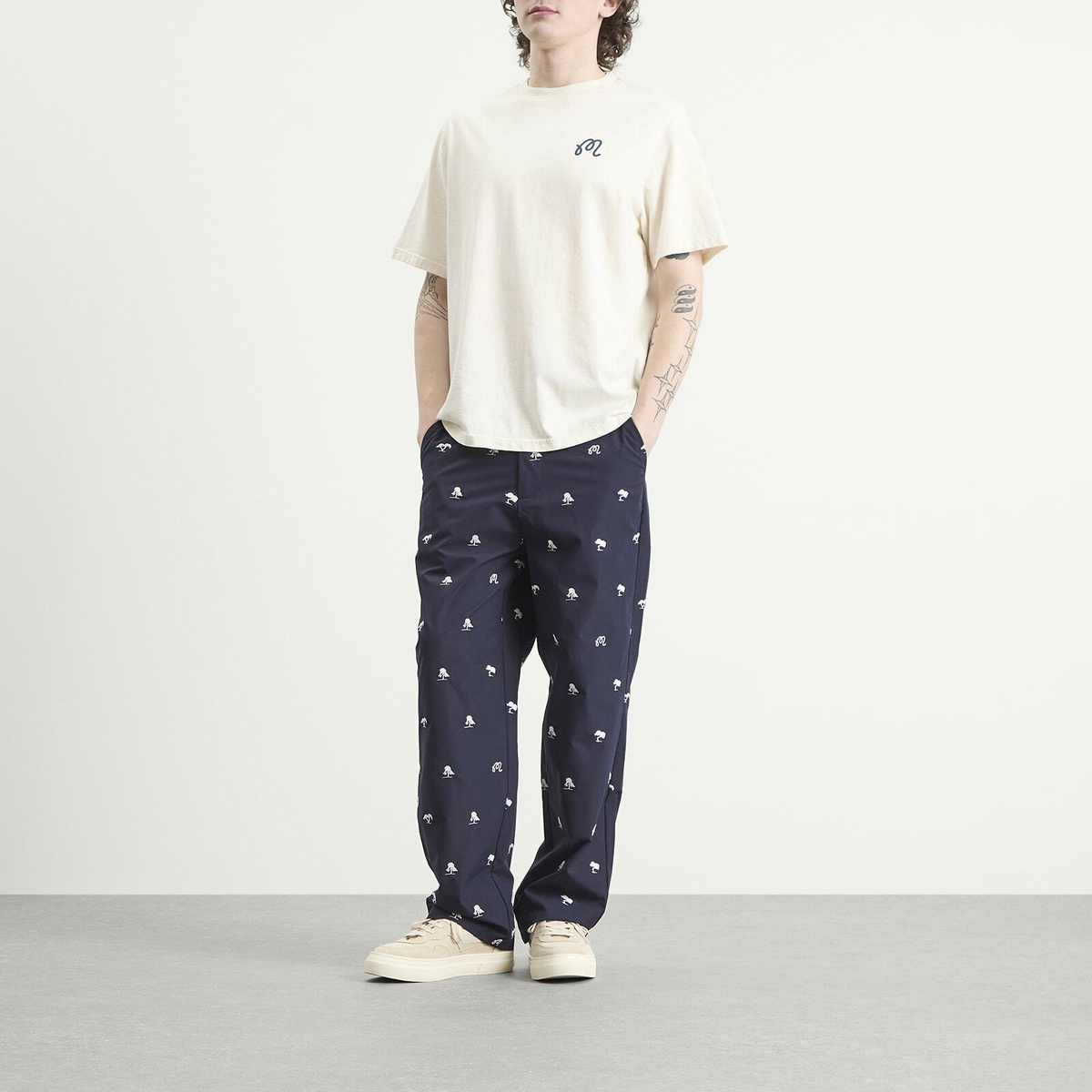 Malbon Men's Torrey Pines Pant in Baritone Blue