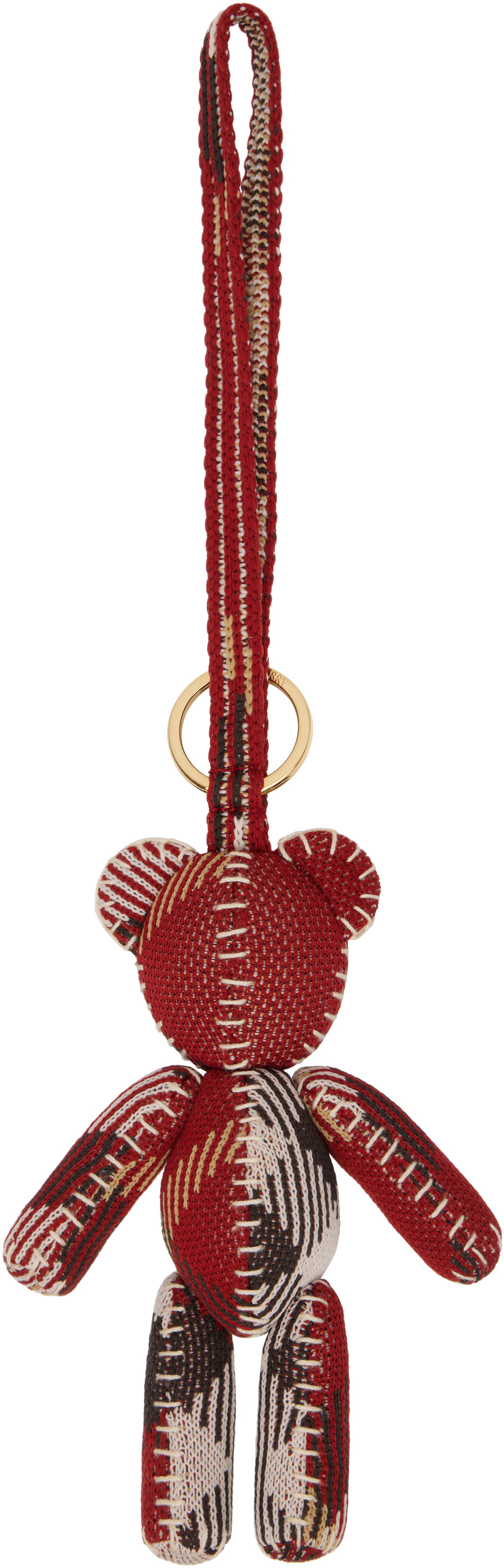 Burberry Beige Thomas Bear Charm Keychain