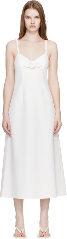 Photo: Sandy Liang White Pilton Midi Dress