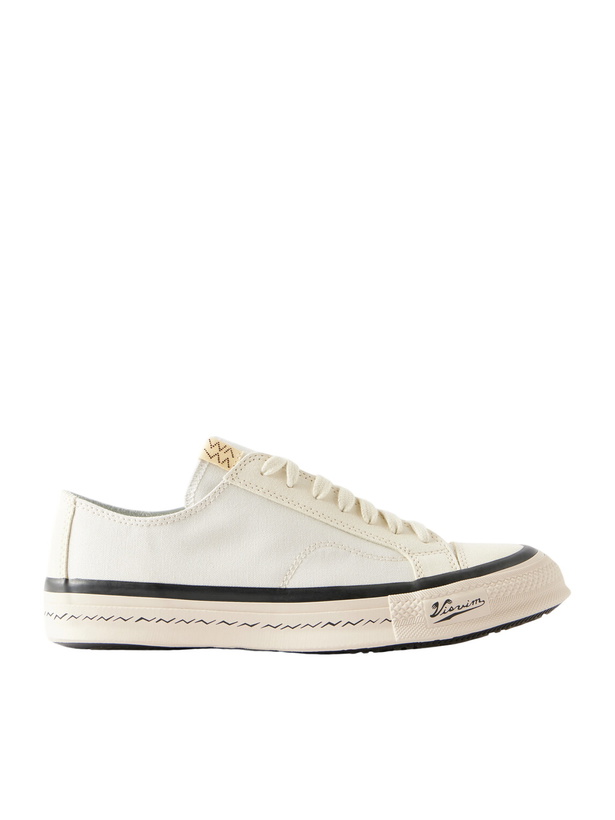 Photo: Visvim - Nolan Suede-Trimmed Canvas Sneakers - Neutrals