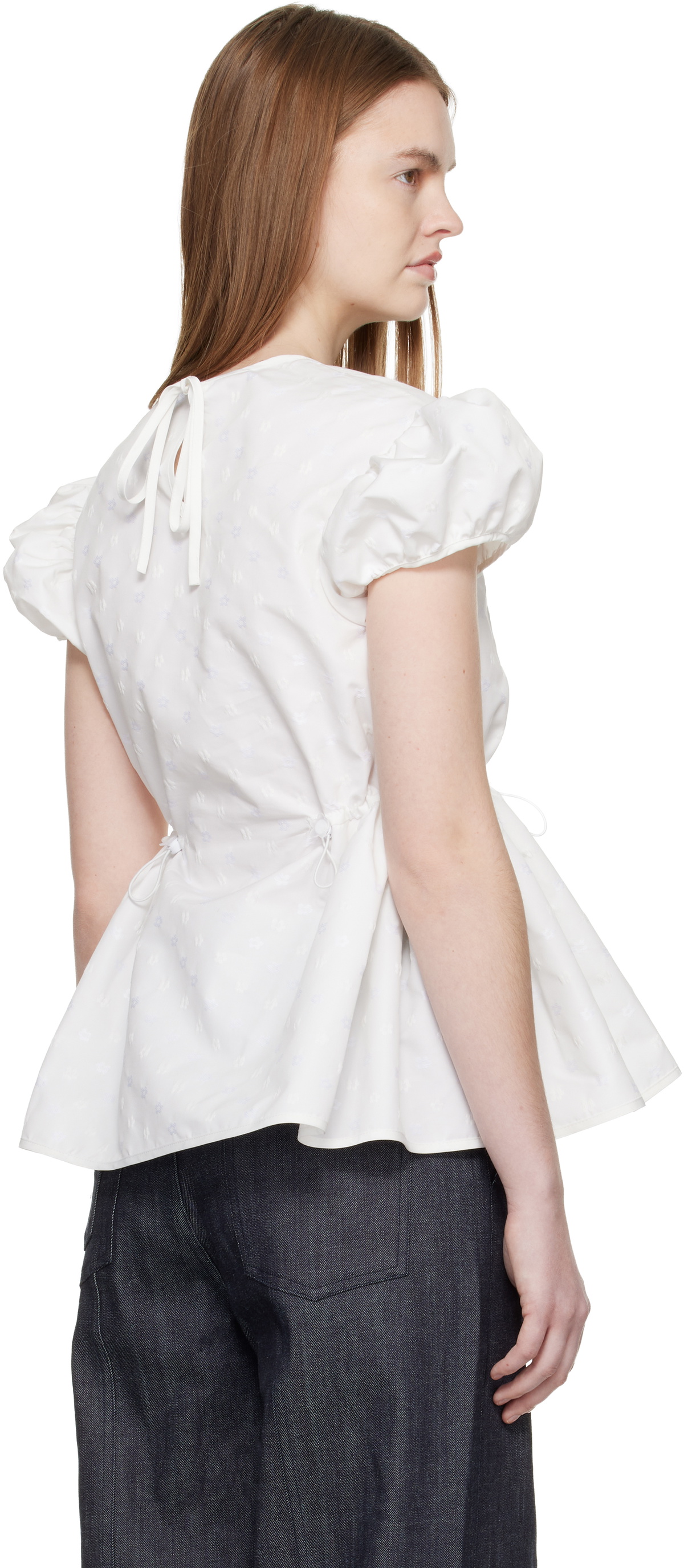 Cecilie Bahnsen Off-White CBchiara Blouse