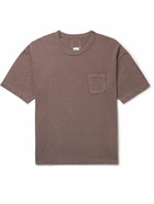 Visvim - Jumbo Distressed Garment-Dyed Cotton-Jersey T-Shirt - Purple