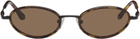 BONNIE CLYDE Black & Brown Voodoo Sunglasses